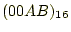 $ (00AB)_{16}$