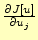 $ \frac{\partial J[u]}{\partial u_j}$