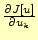 $ \frac{\partial J[u]}{\partial u_k}$